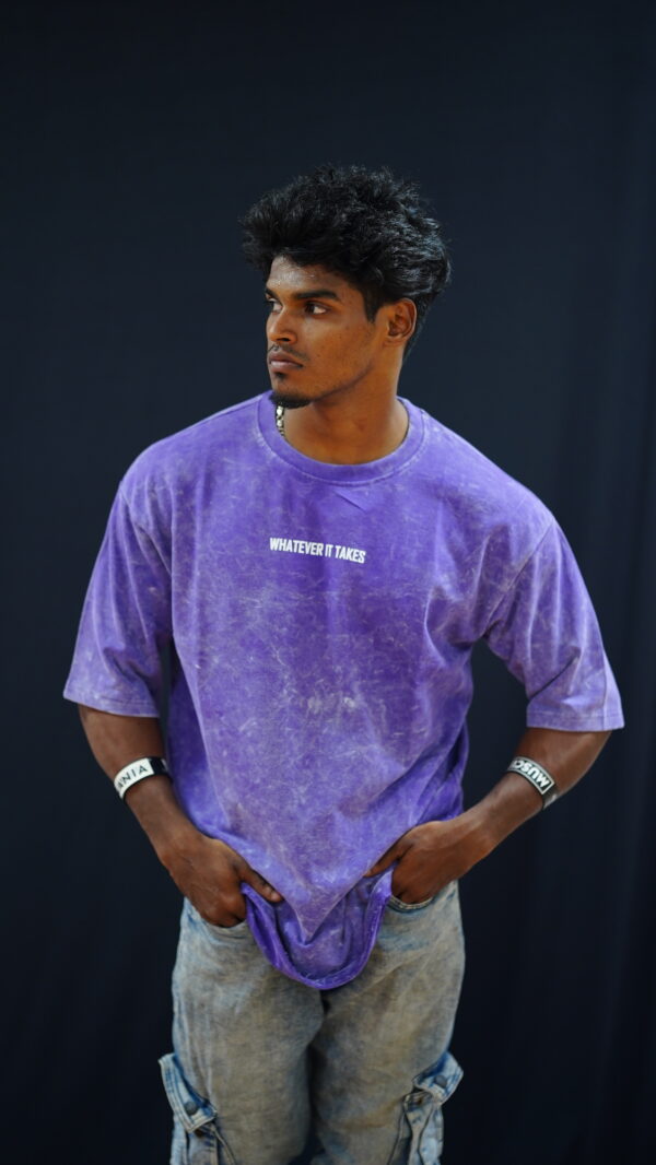Men’s Gym Oversized  Premium Cotton French Terry T Shirt - Image 2