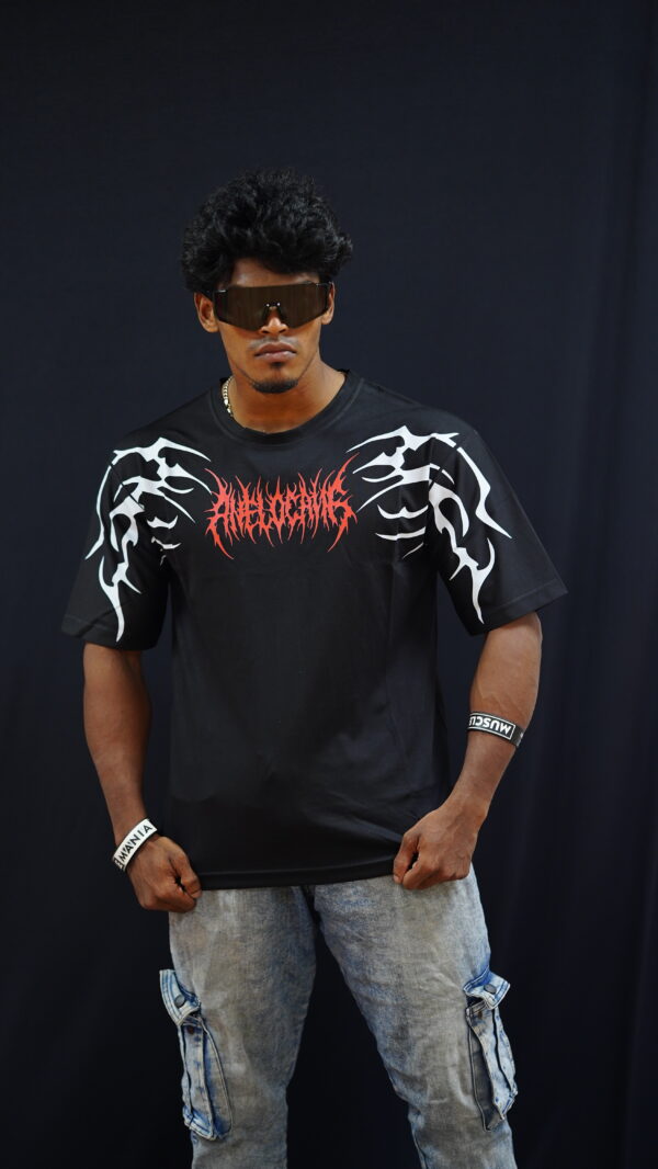 Men’s Gym Oversized POLYCOTTON T Shirt - Image 3