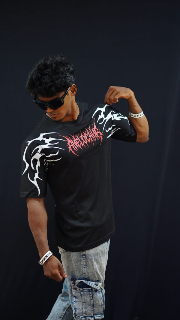 Men’s Gym Oversized POLYCOTTON T Shirt - Image 2